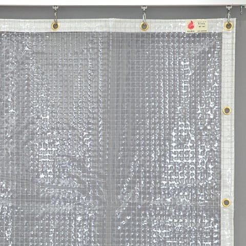 糸入りビニールカーテン 0．55㎜ 6000×2250