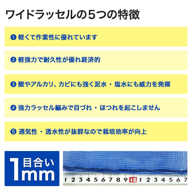 評価 ワイドラッセル 防風網 N-400 日本ワイドクロス 4mm目合 4m × 50m 白 防風ネット 防雹 防霜 農業 農園 畑 果樹園 野菜  個人宅配送不可 タS 代引不可